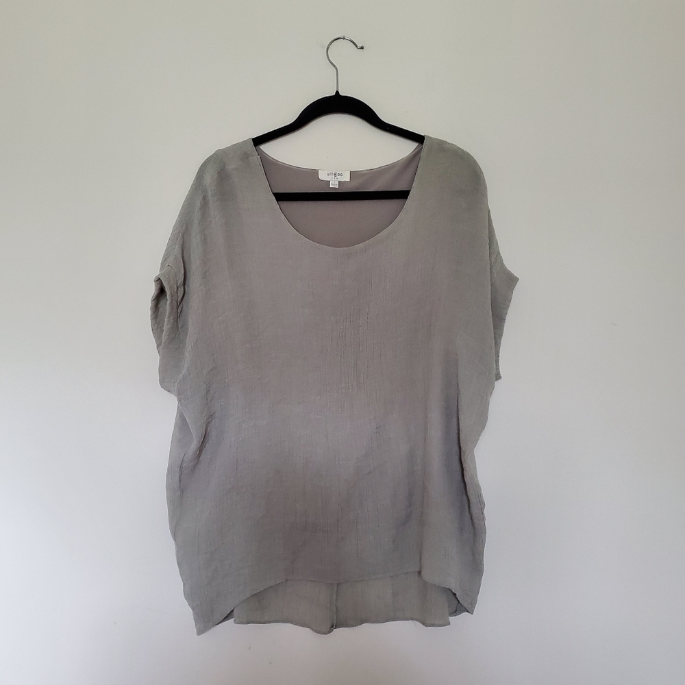 Umgee Green Boho Top Size Large